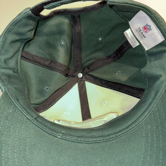 Green Bay Packers Team Apparel Green Yellow Hat Cap One Size Fits All! - Picture 5 of 5